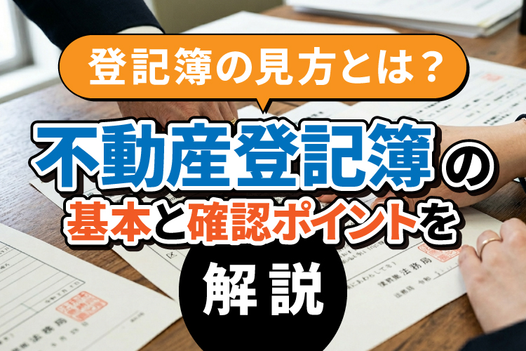 登記簿の見方とは？不動産登記簿の基本と確認ポイントを解説